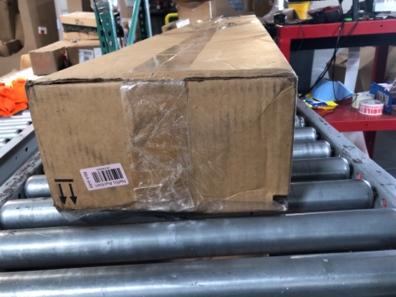 Photo 1 of *USED*Blissun 9' Outdoor Patio Umbrella, Outdoor Table Umbrella, Yard Umbrella, Market Umbrella with 8 Sturdy Ribs, Push Button Tilt and Crank (Red)