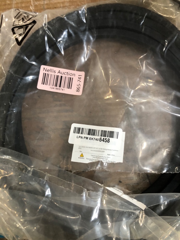 Photo 1 of (2-Pack) Calvana 954-04060c Mower Deck Belt, Compatible with Troy Bilt Lawn & Troy Bilt Mower Parts, Craftsman 42", Cub Cadet Ltx 1040, Cub Cadet 42" Deck Belt, 954-04060b, 96" x 1/2"