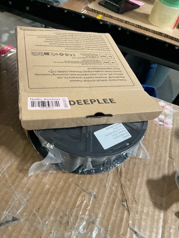 Photo 1 of DEEPLEE PLA PRO Filament 1.75mm, Stronger Toughness 3D Printer Filament, PLA Filament Dimensional Accuracy +/- 0.02 mm, Neatly Wound, Fits Most FDM 3D Printer, 1KG Black