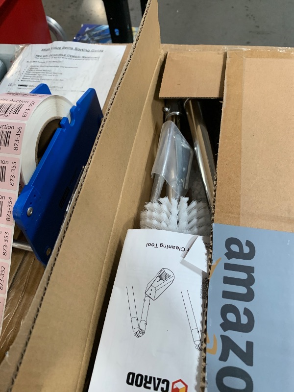 Photo 1 of Gutter Cleaning Tools, 6.4FT Gutter Cleaner with Pole & Gutter Brush, Gutter Cleaning Tools from The Ground for Removing Leaves and Debris from roof gutters