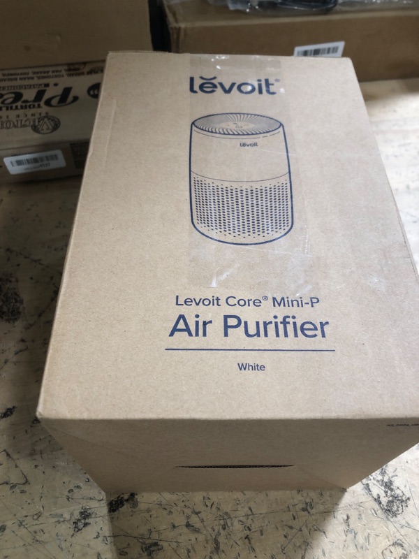 Photo 1 of ***(MISSING FILTER AND CORD)***LEVOIT Air Purifiers for Bedroom Home, 3-in-1 Filter Cleaner with Fragrance Sponge for Better Sleep, Filters Smoke, Allergies, Pet Dander, Odor, Dust, Office, Desktop, Portable, Core Mini-P, White