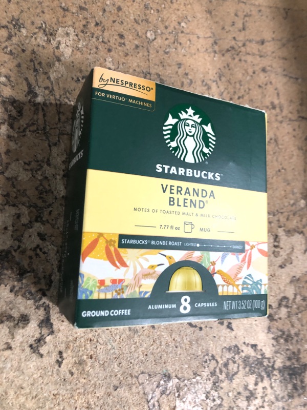 Photo 1 of  Best by 2026. 03 .2026 Starbucks® Veranda Blend® Starbucks® by Nespresso® for Vertuo