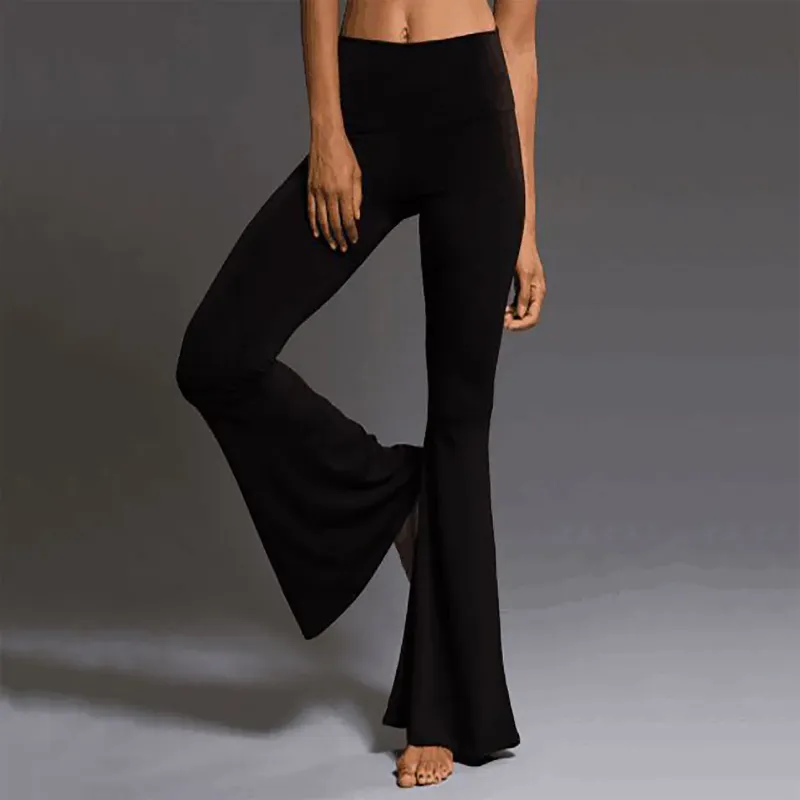 Photo 1 of  Women's Casual High Waist Wide Leg Long Palazzo Bell Bottom Yoga Pants Medium** 