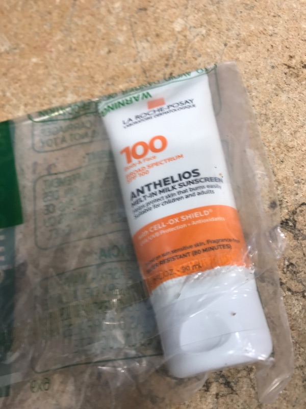 Photo 1 of La Roche-Posay Anthelios Melt-In Milk Sunscreen SPF 100, Sunscreen For Body & Face, Broad Spectrum SPF + Antioxidants, Oil Free, For Sun Sensitive Skin, Oxybenzone Free