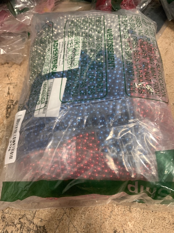 Photo 1 of 120PCS 4th of July Accessories Necklaces: Blue White and Red Beads Bulk, Patriotic Party Independence Memorial Day Favors Toys Decorations