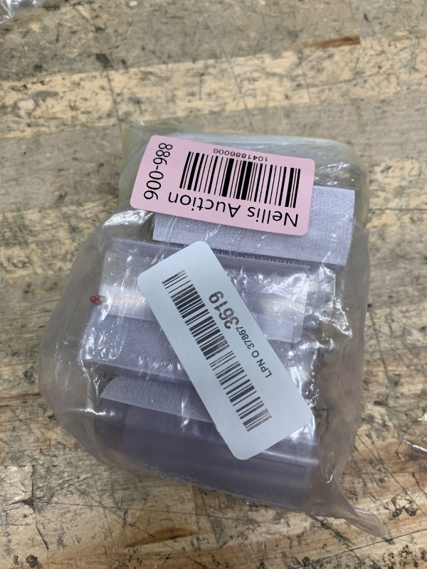 Photo 1 of 12 Pieces Table Skirting Clips Clear Tablecloth Clips for Indoor Outdoor Events Wedding Meeting Party Picnic Banquet