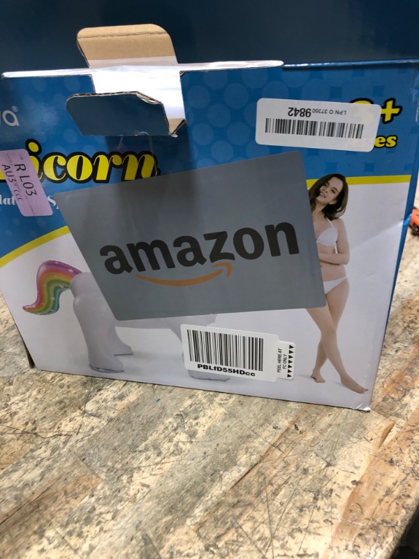 Photo 1 of Jasonwell Unicorn Sprinkler Inflatable Water Sprinklers Outdoor Water Toys Inflatable Ginormous Unicorn Toys Yard Sprinkler for Kids (L)