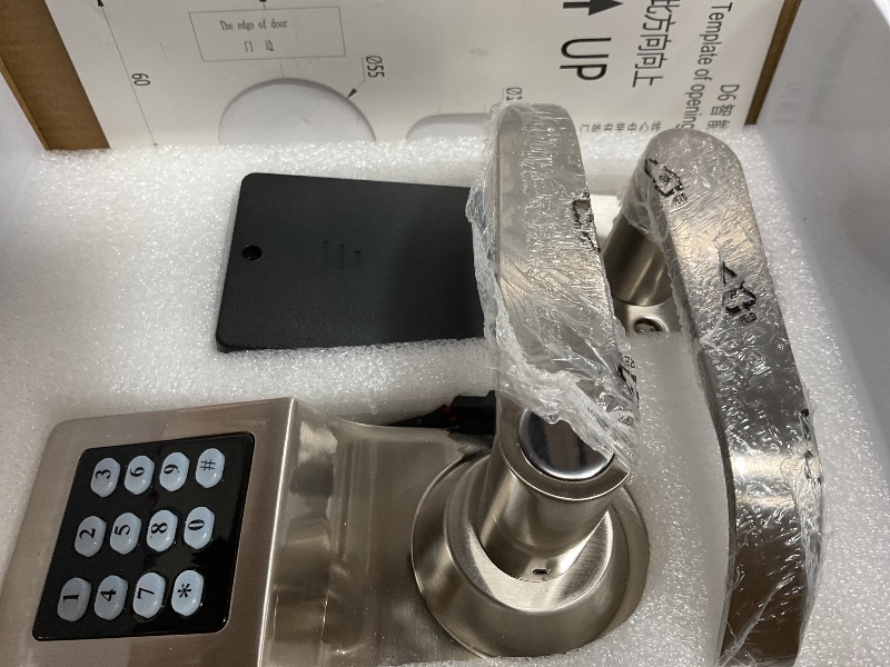 Photo 1 of HAIFUAN Digital Door Lock,Unlock with Remote Control, M1 Card, Code and Key,Handle Direction Reversible