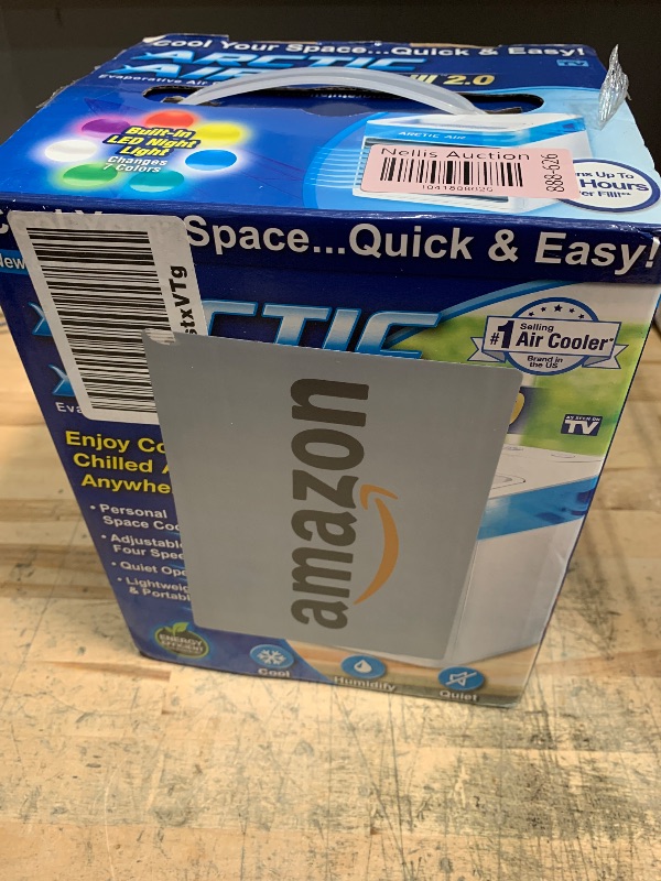 Photo 1 of ** SEE CLERK NOTES** Arctic Air Pure Chill 2.0 Evaporative Air Cooler by Ontel - Powerful, Quiet, Lightweight and Portable Space Cooler with Hydro-Chill Technology For Bedroom, Office, Living Room & More,Blue