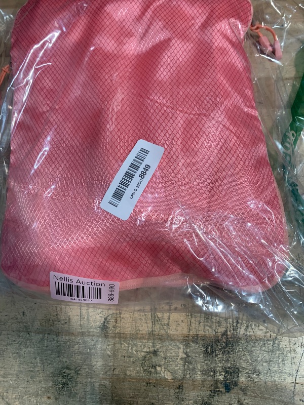 Photo 1 of 8 Set Compression Packing Cubes for Travel, Packing Cubes Compression Travel Accessories Expandable Packing Organizers for Carry on Luggage Suitcase (Pink)