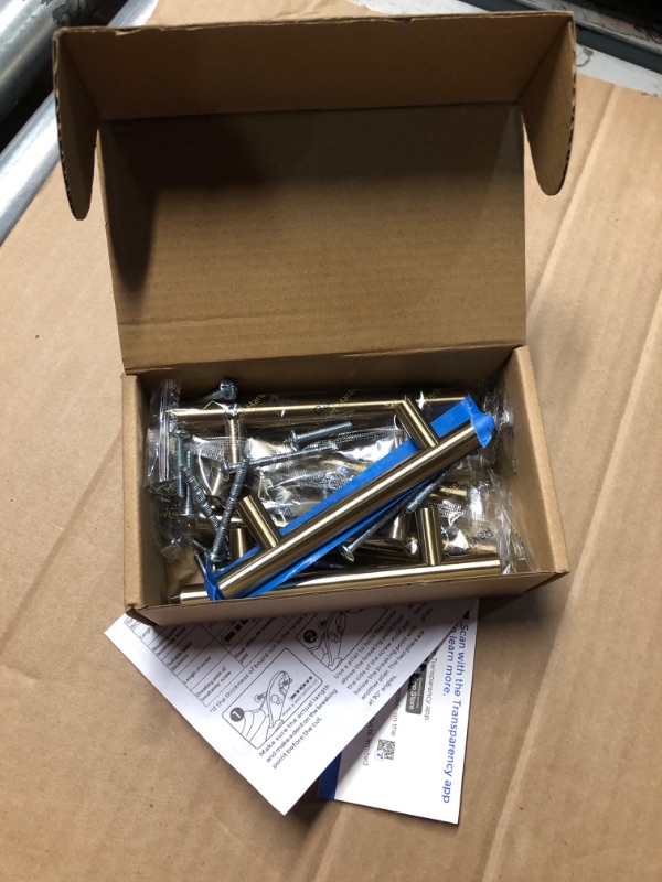 Photo 1 of (USED/FAIR) Ravinte 6 Pack 5 Inch Cabinet Pulls Champagne Bronze Stainless Steel Kitchen Drawer Pulls Cabinet Handles 5 InchLength, 3 Inch Hole Center