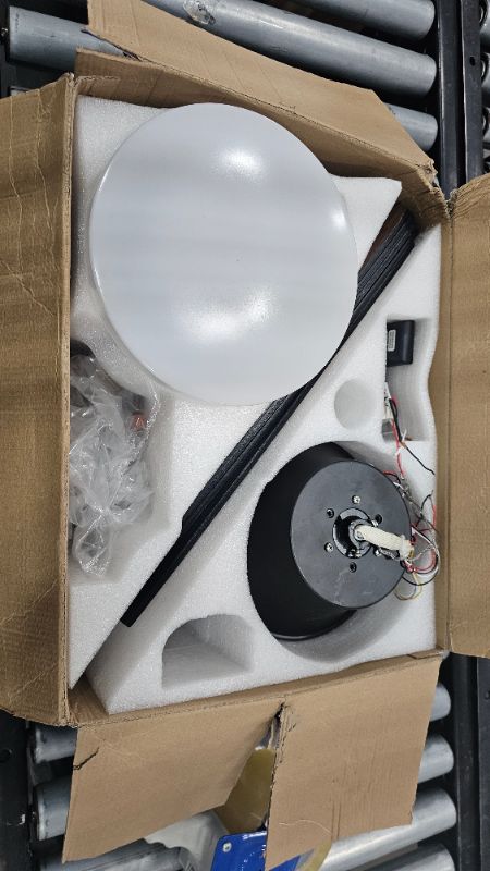 Photo 1 of ***PARTS ONLY****Ceiling Fans with Lights- 52" Low Profile Indoor Ceiling Fan with Light and Remote/APP Control, Flush Mount, LED Dimmable DC Reversible Modern Ceiling Fan for Bedroom?Black?