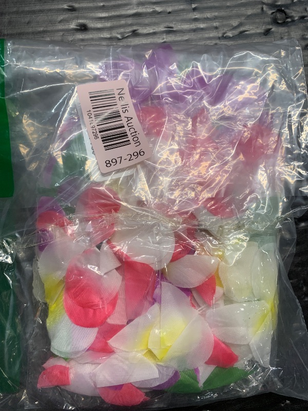 Photo 1 of ***PARTIAL SET - PRICE ADJUSTED*** Artificial Rose Petals Fake Petal Flower Decoration for Wedding Party Silk Flower Rose Petals Multicolor Flower Petals for Flower Girl Basket, Valentine's Day, Parties (10 Colors)