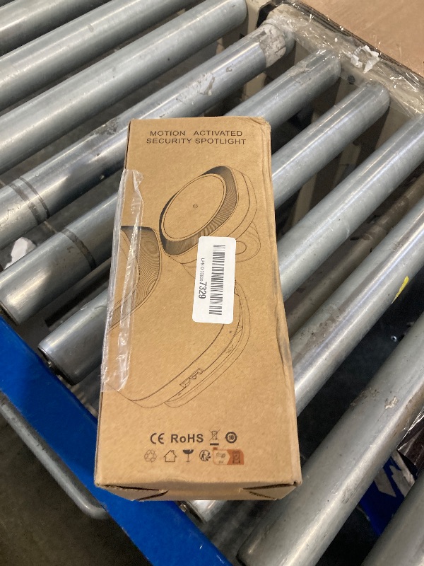 Photo 1 of Battery-Operated Motion Sensor Light Outdoor: 6000mAh Rechargeable Battery Powered Motion Security Light, Wireless LED Flood Light Waterproof Outside Lights for Garage Patio Shed Garden, Black-1Pack