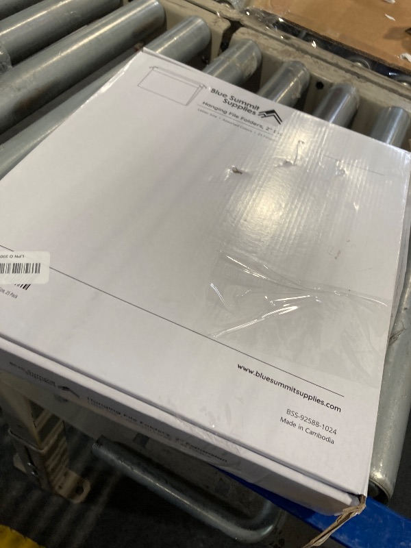 Photo 1 of 25 Blue Summit Supplies Hanging File Folder Extra Capacity, Expanding Hanging File Folders Letter Size, Extra Wide Hanging File Folders with 2” Expansion, Reinforced 12pt Paper, Assorted Colors,