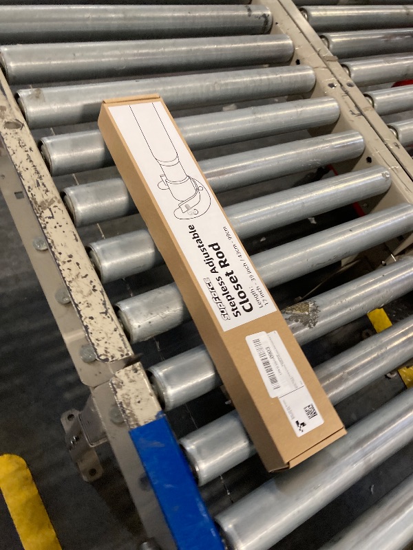 Photo 1 of Closet Rods for Hanging Clothes, 17 to 39 Inches Stepless Adjustable Metal Closet Rod, 1.3 Inches Heavy Duty Clothes Hanging Rod for Closet Wardrobes Laundry RV