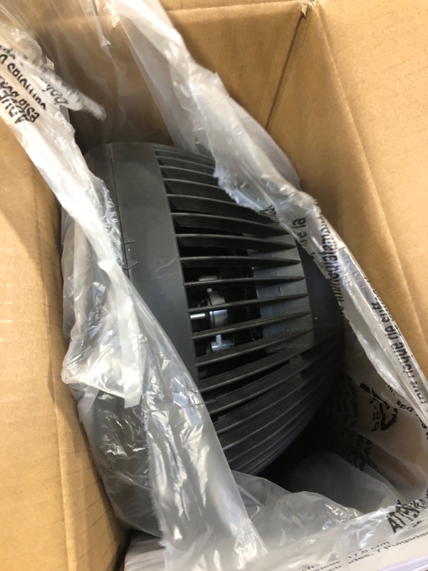 Photo 1 of Amazon Basics Air Circulator Fan, Desk Fan for Bedroom, Home and Office, With 90-Degree Tilt Head, 3 Speed Settings, Lightweight (3 LBS), 35 Watts, Black, 11.1"W x 6.3"D x 10.9"H. 