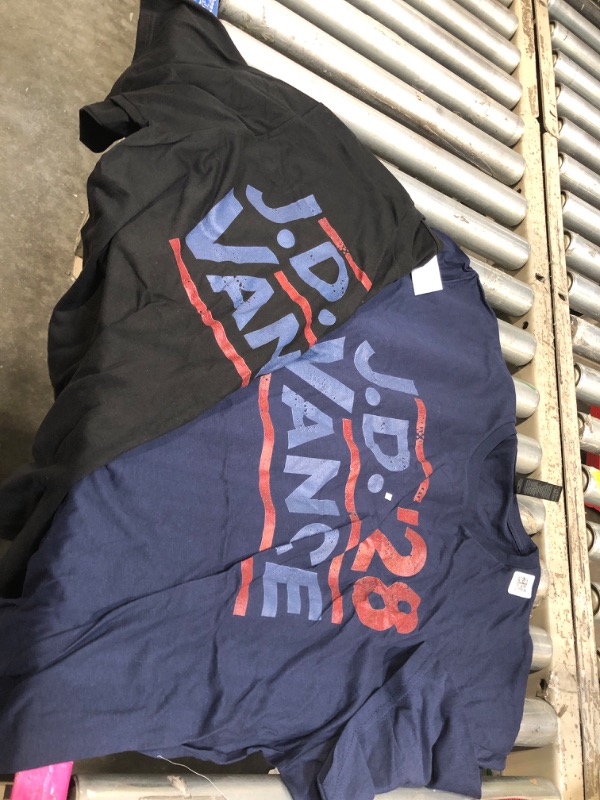 Photo 1 of *** PACK OF 2, ONE BLUE XL ONE BLACK XL**
Vance 2028 JD Vance 2028 President Election Campaign Retro T-Shirt