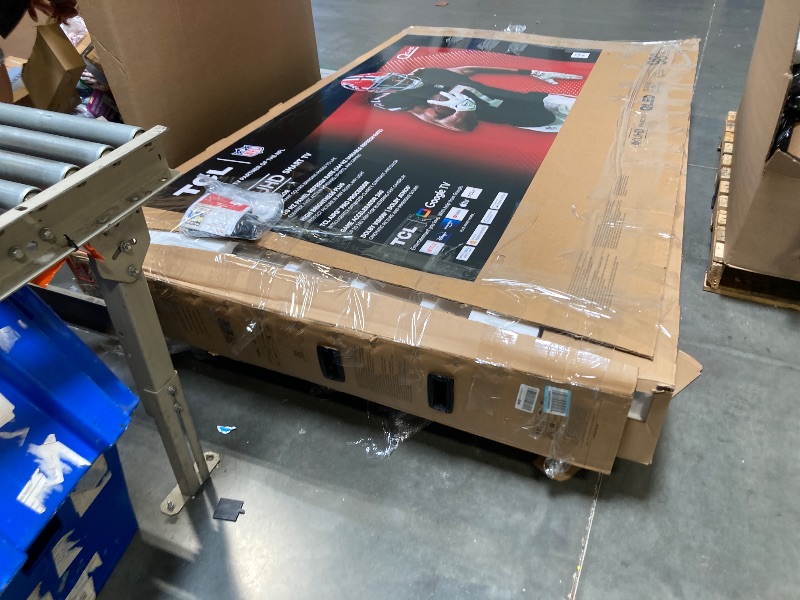 Photo 1 of ** DOES NOT TURN ON **
TCL 98-Inch Q65 QLED 4K UHD Smart TV with Google TV (98Q651G, 2024 Model) Dolby Vision, Dolby Atmos, HDR Pro+, Game Accelerator Enhanced Gaming, Voice Remote, Works with Alexa, Streaming Television
