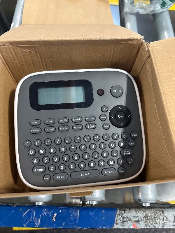 Photo 1 of **TAPES MISSING***
Vixic Label Makers, D210S Label Maker Machine with Tapes, Label Maker Waterproof-Labels, Portable Label Machine with Keyboard Powered by Type-C, Handheld Labeler Machine for School Office Organization