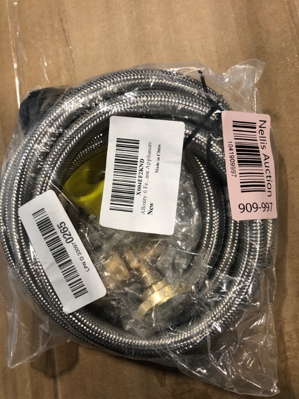 Photo 1 of Alloxity 6 Feet Propane Tank Extension Hose Braided with Gauge,Include Tank Adapter Converts POL 100 lb LP Tank to QCC1 for Gas Grill, Stove and More Propane Appliances