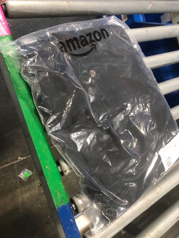 Photo 1 of   Amazon Essentials Men's Classic-Fit Wrinkle-Resistant Flat-Front Chino Pant (Available in Big & Tall), Black, 35W x 28L