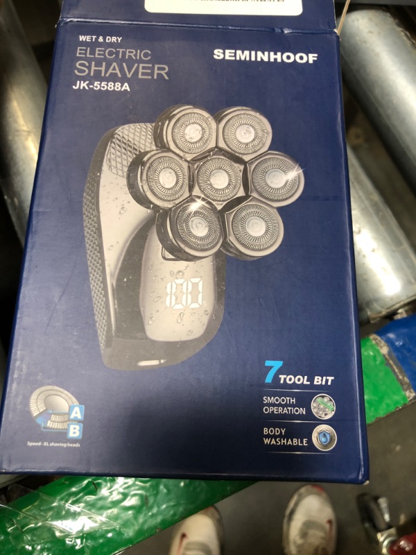 Photo 1 of Silver Electric Head Razor for Bald Men - Bald Head Shavers. 