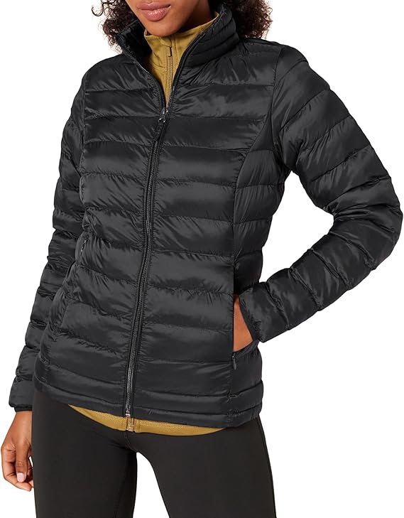 Photo 1 of Amazon Essentials Women's Lightweight Long-Sleeve Water-Resistant Packable Puffer Jacket (Available in Plus Size) large
