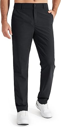 Photo 1 of Libin Mens Golf Pants Stretch Work Dress Pants 30"/32"/34" Quick Dry Lightweight Casual Comfy Trousers with Pockets SIZE EXTRA LARGE       

