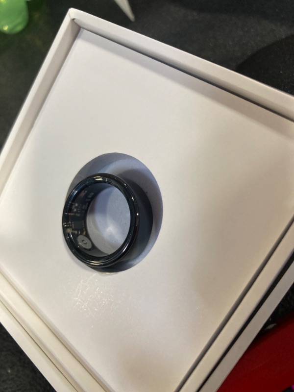 Photo 1 of  World’s First Smart Ring with Sleep Apnea Monitoring, No APP Subscription, 12-Day Battery Life, Stress/Heart Rate/Women's Health Tracker, Android & iOS Compatible (Black, Size 10)
