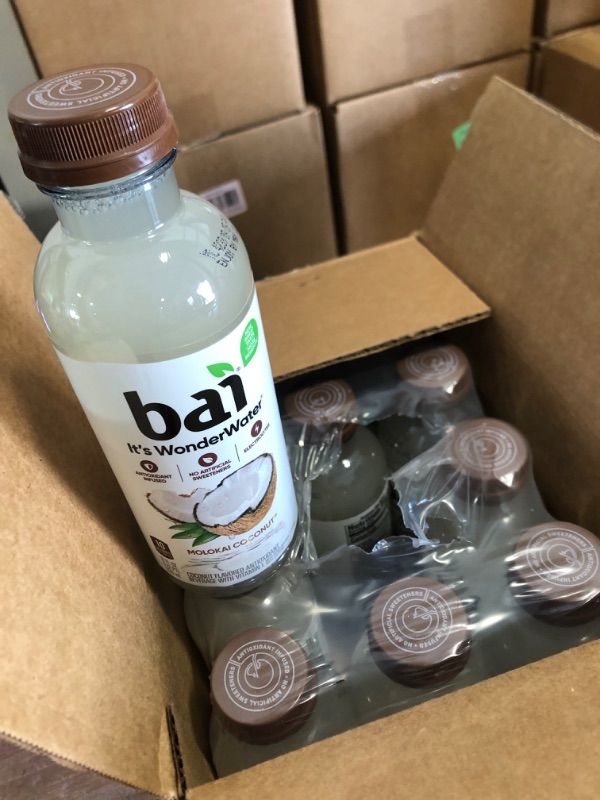 Photo 1 of **EXPIRED 04/26/2025**
Bai Antioxidant Infused Water Beverage, Kula Watermelon, with Vitamin C and No Artificial Sweeteners, 18 Fluid Ounce Bottle, 12 Pack