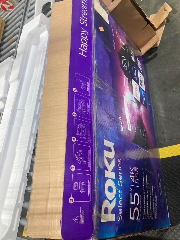 Photo 1 of 55' Class 4K HDR LED Select Series Smart TV - 55R4A5R   ** MISSING POWER CORD**