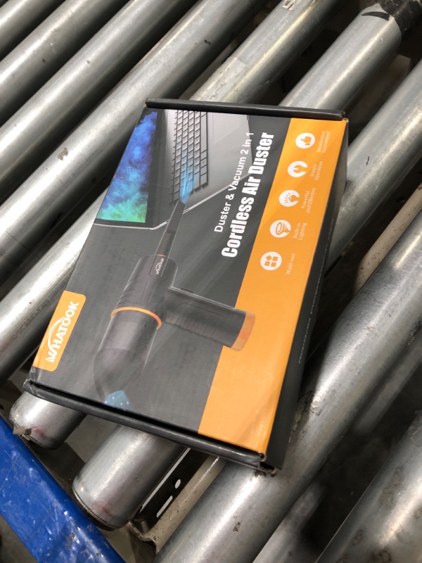 Photo 1 of WHATOOK 2-in-1 Computer Vacuum Cleaner?Compressed Air Duster Blower?100000 RPM & 10 Kpa Cordless Car Hoover, Portable Handheld Keyboard Cleaner Kit for PC Computer Desk Dust Cleaning