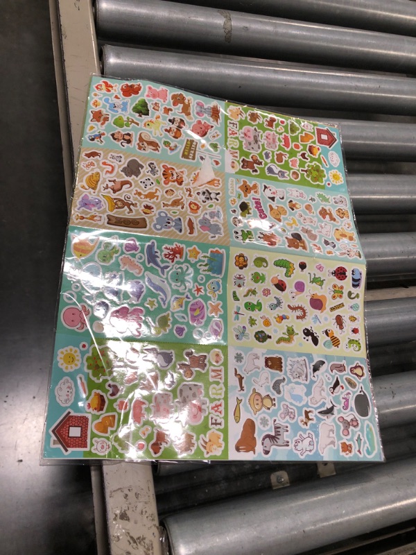Photo 1 of Sinceroduct 64 Sheets Stickers for Kids, 1800+pcs Animal Sticker, 16 Animal Themes Water Bottle Stickers, Scrapbooking Party Favors Classroom for Kids, Children, Teacher, Parent