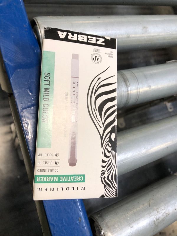 Photo 1 of Zebra Pen Mildliner Double-Ended Highlighter Marker Set, Broad and Fine Point Tips, Ideal for Bible Highlighting, No Bleed Mild Vermillion Ink, 12-Pack (78230upc)