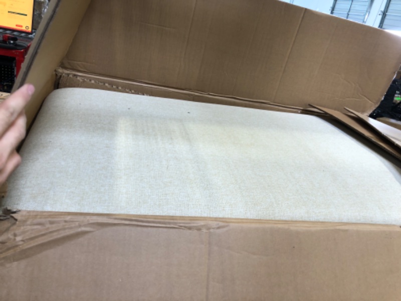 Photo 1 of **PARTIAL SET** FAVSH Upholstered Sleeper Sofa,L Shaped Sectional Corner Couch with Storage Chaise and Pull-Out Bed,Modern Couches w/Cabinet Armrests & 3 Removable Back Cushions,for Living Room,Office,Apartment,Beige