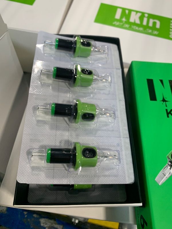Photo 1 of  Tattoo Cartridge Needles, Professional Tattoo Needles With Re-Define Precision #12 Standard 0.35mm Round Liner 9RL, Upgraded Design Durable Needle Cartridges for Tattooing 