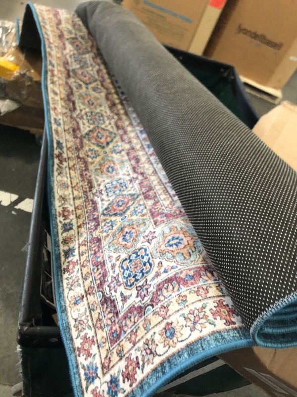 Photo 1 of 
Mueinxiei 5x7 Area Rugs Low-Pile Vintage Rug - Washable Non-Slip Carpet for Living Room, Bedroom & Dining Room | Water Repellent Indoor Floor Mat for...