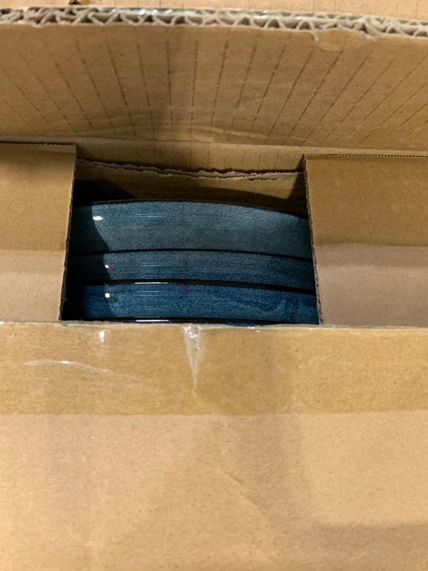 Photo 1 of AmorArc Dinnerware Set - 12 Piece Ceramic Plates and Bowls, Stoneware Plates Handpainted, Dishwasher & Microwave Safe (Speckled Pink, Service for 4)