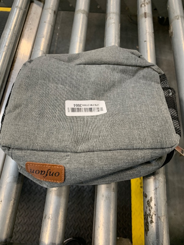 Photo 1 of   Lunch Bag for Men/Women, Insulated Reusable Lunch Box Leakproof Cooler Tote Bag Freezable with Adjustable Shoulder Strap for Office Work Picnic Beach(Grey)