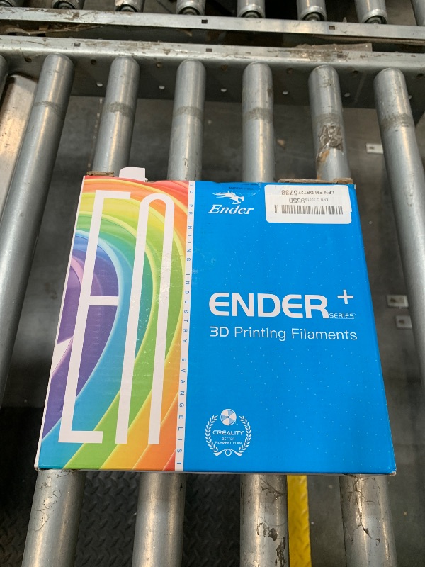 Photo 1 of **DAMAGE TO THE BOX**Creality 3D Printer Filament 1.75mm, Rainbow Upgrade PLA+ Filament Strong Toughness No-Tangling Vacuum Packaging 3D Printing Filament Fit Most 3D Printers, 1kg Spool, Accuracy +/- 0.02mm, Multi-Color