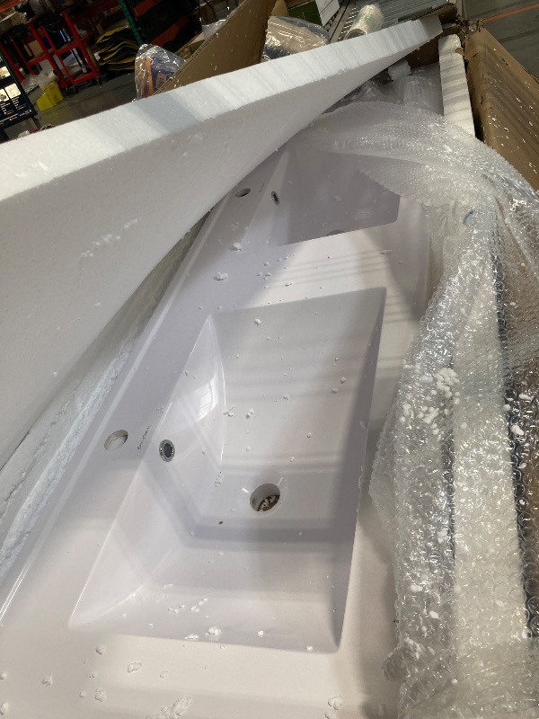 Photo 1 of 60" Vanity Top Bathroom Sink