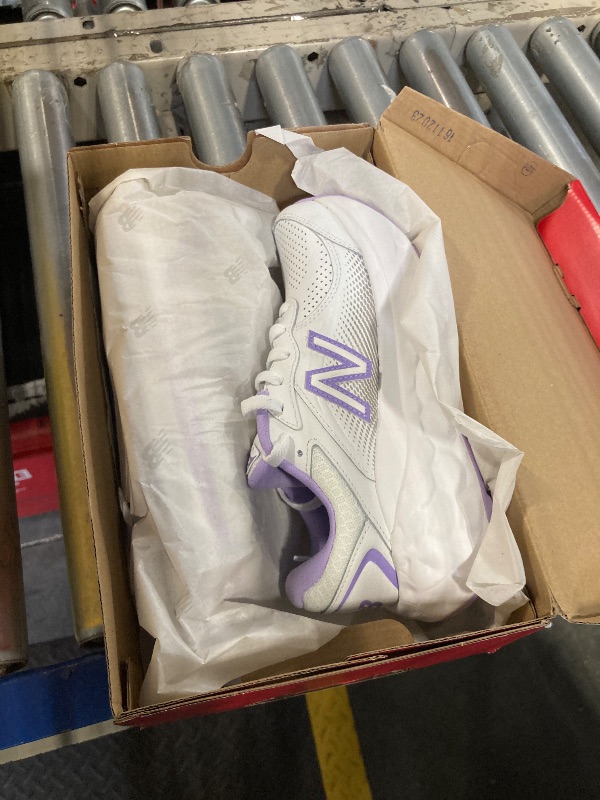 Photo 1 of New Balance Women's Fresh Foam X 840F V1 Walking Shoe, White/Lilac Glo/White, 7 Wide