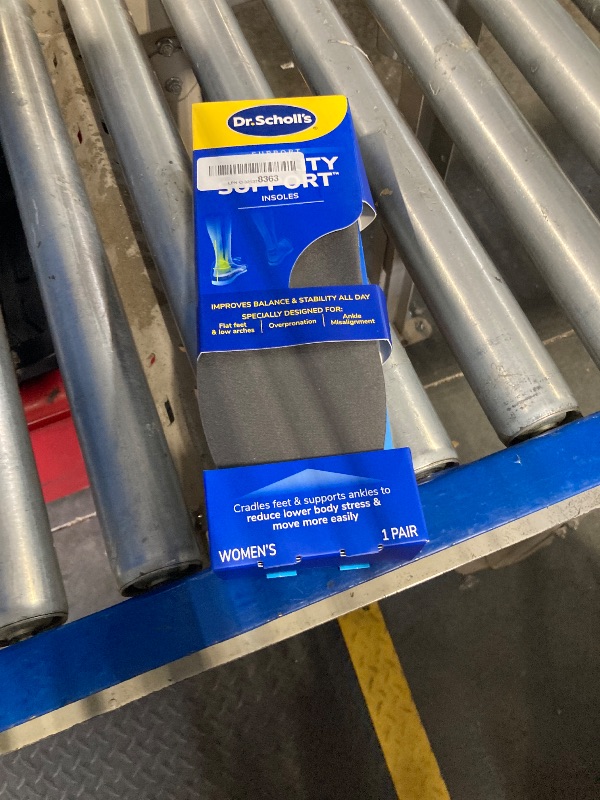 Photo 1 of ?Dr. Scholl's Stability Support Insoles, Flat Feet & Overpronation Low Arch Support, Improves Balance & Stability, Motion Control, Trim Inserts to Fit Shoes, Women's Size 6-10