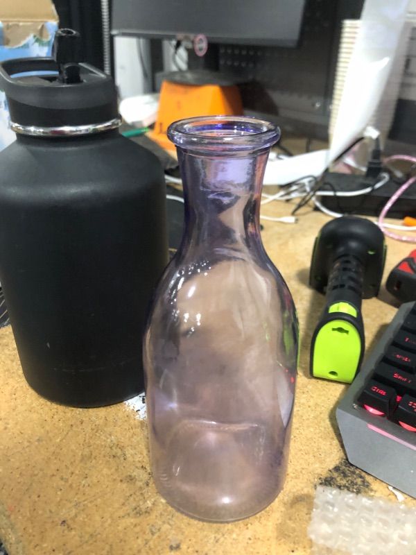 Photo 1 of 9 inch Purple Tinted Vase
