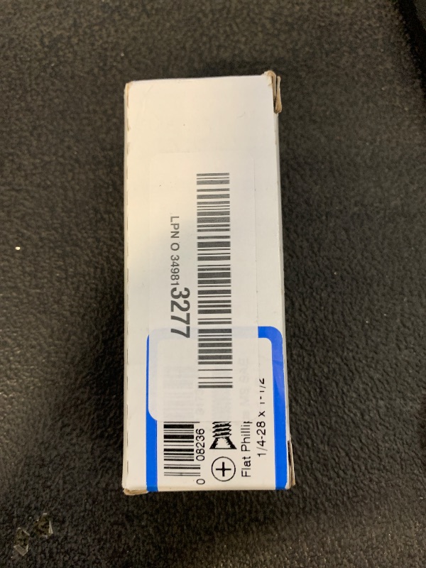 Photo 1 of *** 7 PCS***The Hillman Group 45476 1/4-28 X 1-1/2-Inch Flat Head Phillips Machine Screw, 15-Pack