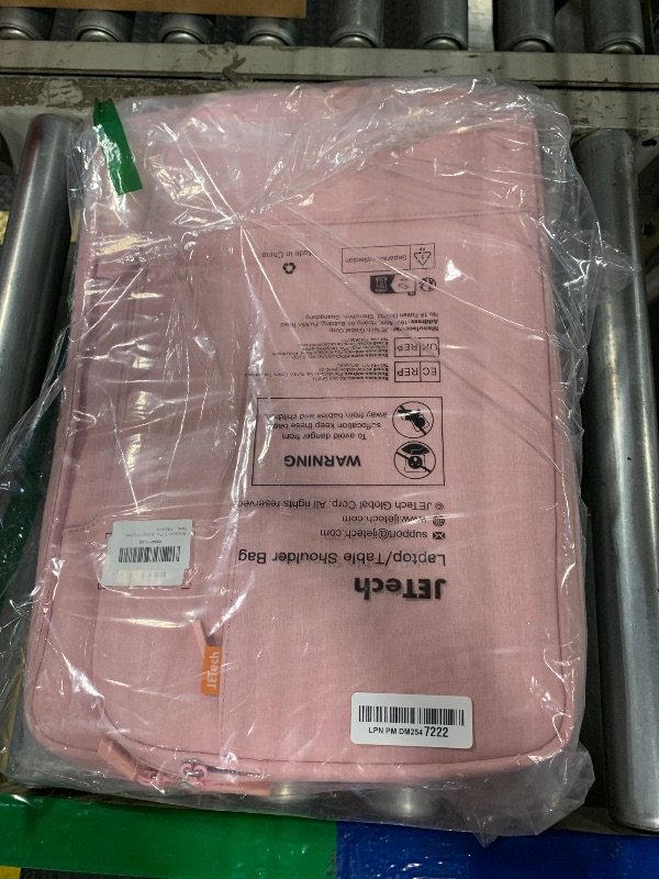 Photo 1 of JETech 16 17 17.3 Inch Laptop Bag Case, Waterproof Slim Computer Sleeve Cover Compatible with MacBook Air/Pro 16, Predator Helios 16, ASUS ROG Strix G17, HP Envy 17.3 (Pink)