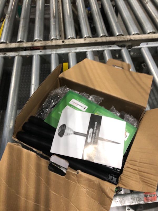 Photo 1 of ****Used***URAGO Super Bright Solar Lights, Waterproof 10 Pack, Dusk to Dawn Up to 12 Hrs Solar Powered Outdoor Pathway Garden Lights Auto On/Off, LED Landscape Lighting Decorative for Walkway Patio Yard