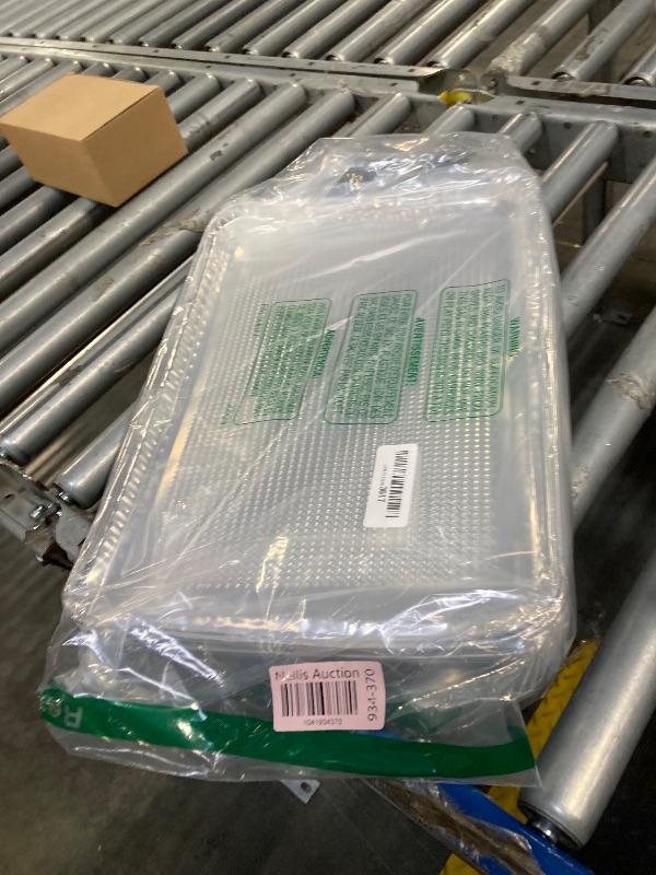 Photo 1 of Glad Disposable Bakeware Aluminum Rectangular Cookie Sheets for Baking and Roasting, 12 Count-16" x 11" x 0.25" - Textured, Made from Aluminum - Baking Sheets, Baking Pans, Foil Cookie Sheet