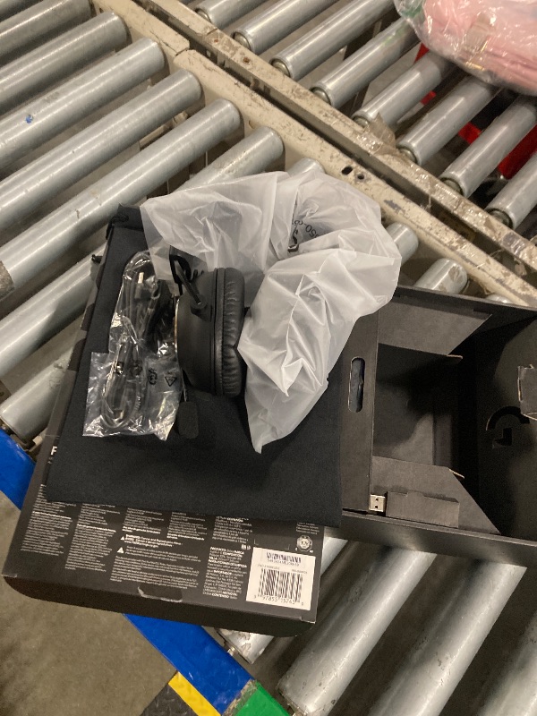 Photo 1 of Logitech G PRO X Wireless Lightspeed Gaming Headset Gen 1: Blue VO!CE Mic Filter Tech, 50 mm PRO-G Drivers, and DTS Headphone:X 2.0 Surround Sound - Black